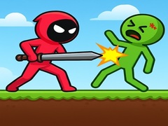 Hry Red Stickman vs Monster School