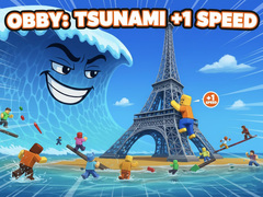 Hry Obby: Tsunami +1 speed
