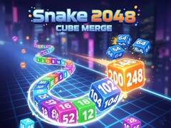 Hry Snake 2048: Cube Merge