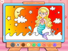 Hry Coloring Book: Moonlight Mermaid
