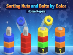 Hry Sorting Nuts and Bolts by Color: Home Repair