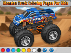 Hry Monster Truck Coloring Pages For Kids