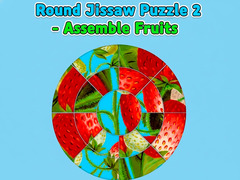 Hry Round jigsaw Puzzle 2 - Assemble Fruits