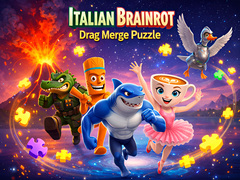 Hry Italian Brainrot Drag Merge Puzzle