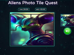 Hry Aliens Photo Tile Quest