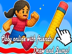 Hry Obby online with friends: Draw and Jump!