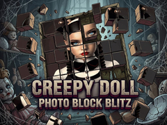 Hry Creepy Doll Photo Block Blitz
