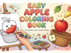 Hry Easy Apple Coloring Book