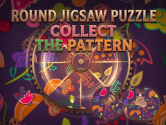 Hry Round jigsaw Puzzle - Collect the Pattern