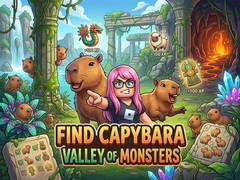 Hry Find Capybara: Valley of Monsters