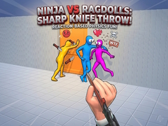 Hry Ninja vs Ragdolls: Sharp Knife Throw!