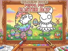 Hry Coloring Book: Peppa Pig Easter Day