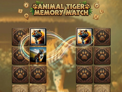 Hry Animal Tiger Memory Match