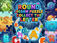 Hry Round Jigsaw Puzzle - Collect the Letter