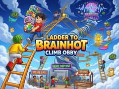 Hry Ladder to Brainhot: Climb Obby
