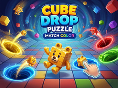 Hry Cube Drop Puzzle: Match Color