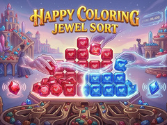 Hry Happy Coloring Jewel Sort