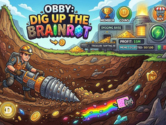 Hry Obby: Dig Up The Brainrot!