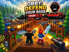 Hry Obby: Defend your base from 67