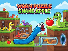 Hry Worm Puzzle: Snake Apple