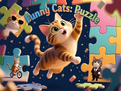 Hry Funny Cats: Puzzle