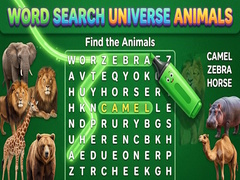 Hry Word Search Universe Animals