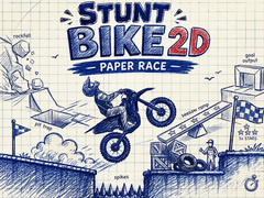 Hry Stunt Bike 2D Paper Race