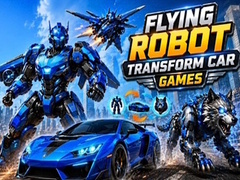 Hry Flying Robot Transform Car Games