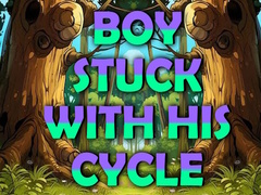 Hry Boy Stuck with His Cycle