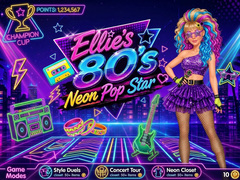Hry Ellie’s 80’s Neon Pop Star