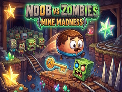 Hry Noob vs Zombies: Mine Madness