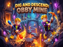 Hry Dig and Descend: Obby Mine