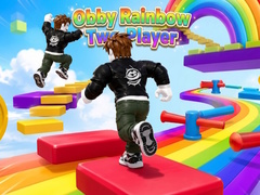 Hry Obby Rainbow Parkour Two Player