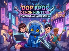 Hry DOP KPop Demon Hunters: Finish Drawing Hantrix