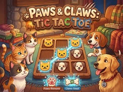 Hry Paws & Claws Tic Tac Toe