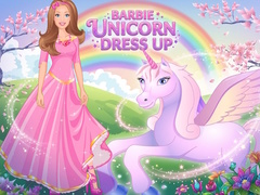 Hry Barbie unicorn dress up