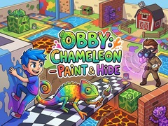 Hry Obby: Chameleon - Paint & Hide