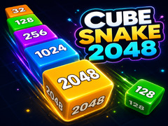 Hry Cube Snake 2048