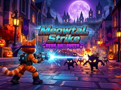 Hry Meowtal Strike Neon Halloween