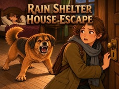 Hry Rain Shelter House Escape