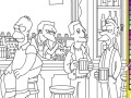 Hry Simpson Online Coloring Game