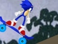 Hry Sonic on the skateboard