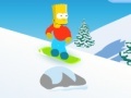 Hry Bart snowboarding